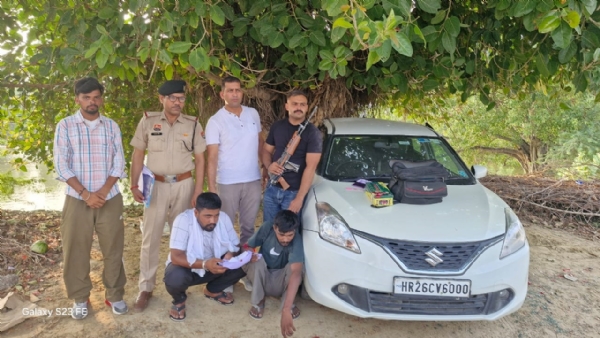 हेरोइन तस्करी में पकड़े गए आरोपी।