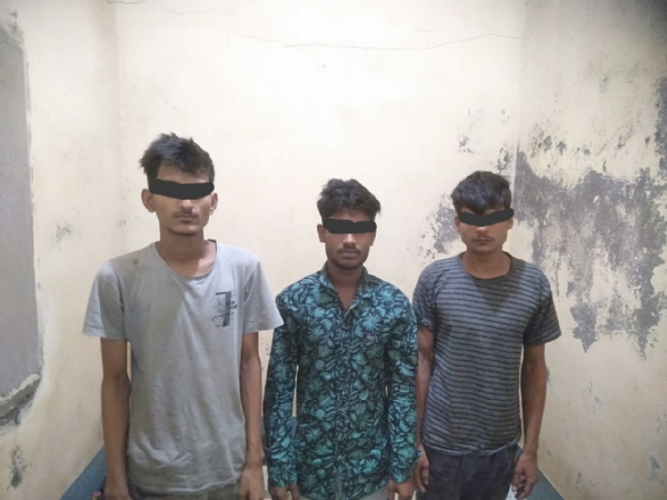 उत्तरपाड़ा: चोरी के आरोप में तीन गिरफ्तार
