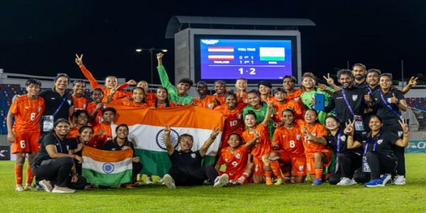 भारतीय महिला फुटबॉल टीम ने थाईलैंड को 2-1 से हराया, एएफसी महिला एशियन कप के लिए किया क्वालिफाई