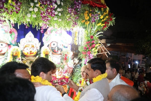 ग्वालियर में निकली भगवान जगन्नाथ की भव्य रथयात्रा