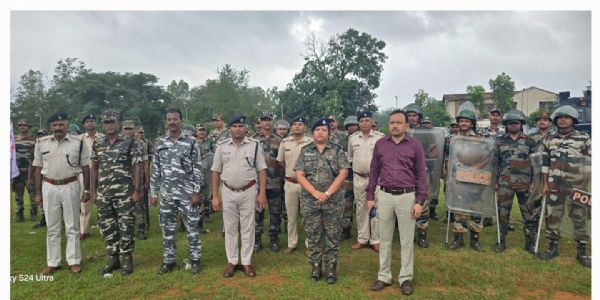 मुहर्रम पर्व पर शांति और सुरक्षा के लिए किया गया मॉक ड्रिल