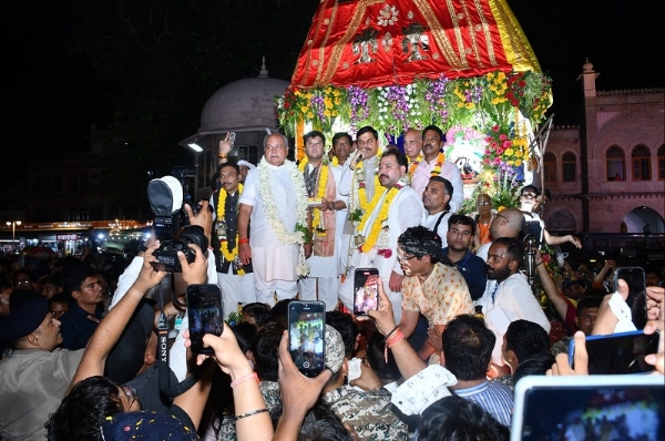 ग्वालियर में निकली भगवान जगन्नाथ की भव्य रथयात्रा