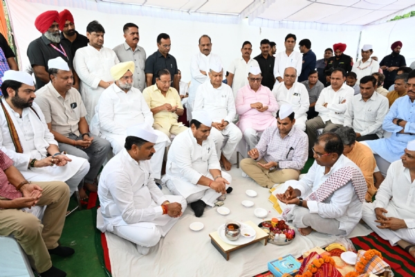 कांग्रेस के नये भवन का शिलान्यास