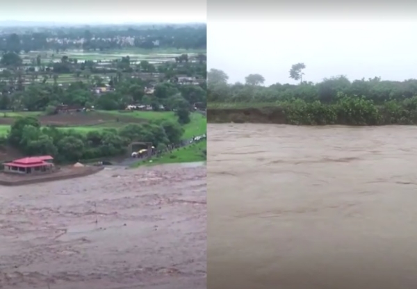 मध्‍य प्रदेश में बारिश के कारण कई गांव और शहर जलमग्न