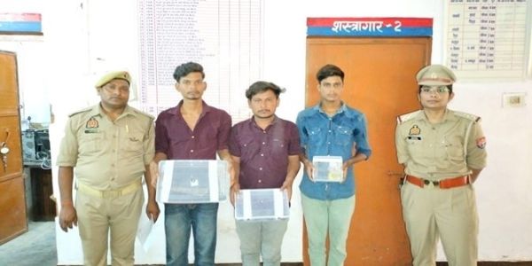 दुकानदार से ठगी करने वाले तीन अभियुक्त गिरफ्तार
