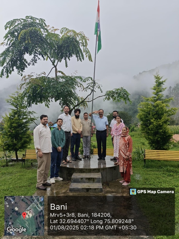 79th Independence Day celebrations started with flag hoisting ceremony at GDC Bani
