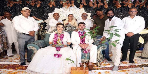 हिसार : ‘हरित विवाह’ पर्यावरण संरक्षण को समर्पित एक अनूठी पहल