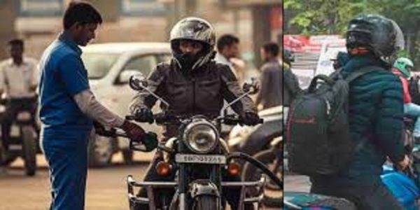 भोपाल-इंदौर में आज से बिना हेलमेट दो पहिया वाहन चालकों को नहीं मिलेगा पेट्रोल
