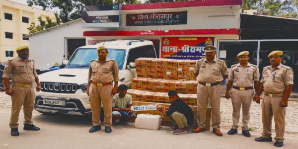अभियान ऑपरेशन प्रहार के तहत दो अंतरराज्यीय शराब तस्कर गिरफ्तार