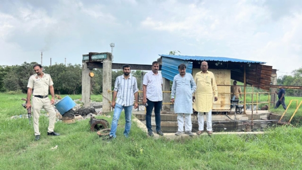 छोटूराम नगर, बहादुरगढ़ के एसटीपी का जायजा लेते चेयरपर्सन प्रतिनिधि रमेश राठी