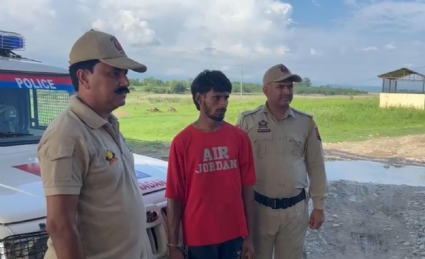 A drug smuggler arrested with 6.45 grams of heroin