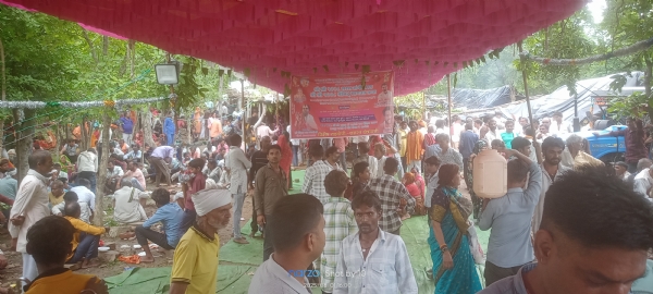 भक्तो का  विशाल जन सैलाब