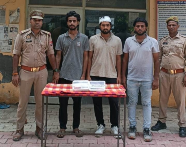 आरोपी पुलिस गिरफ्त में