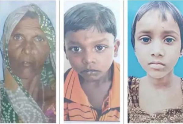 शील सागर तालाब में डूबने से दादी सहित पोता-पोती की मौत, गांव में छाया मातम
