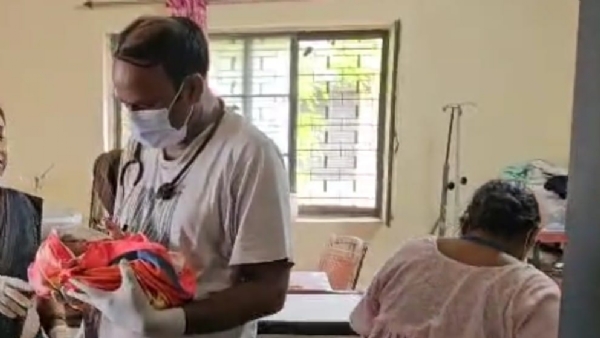 चिकित्सकों की देखरेख में जीवित बच्ची