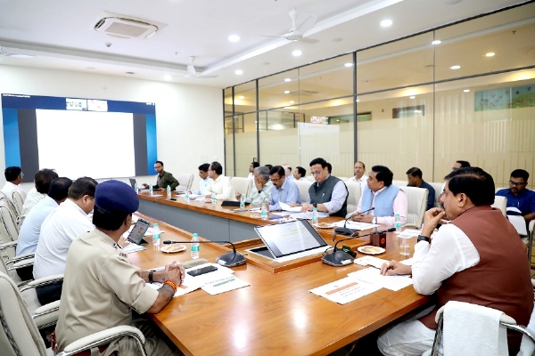 मुख्यमंत्री निवास पर हुई उच्चस्तरीय बैठक