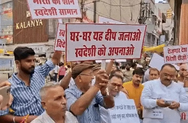 भोपालः न्यू मार्केट में व्यापारियों