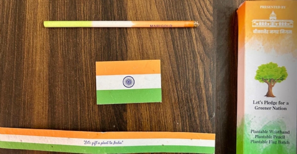स्वतंत्रता दिवस समारोह में निगम बांटेगा ''प्लांटेबल किट'', किट पूरी तरह पर्यावरण-अनुकूल उत्पादों का संग्रह