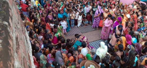 महिलाओं ने दंगल में दिखाए दांव-पेंच