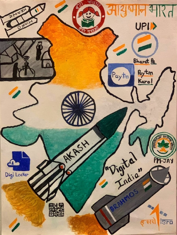 बनाई गई पेंटिंग