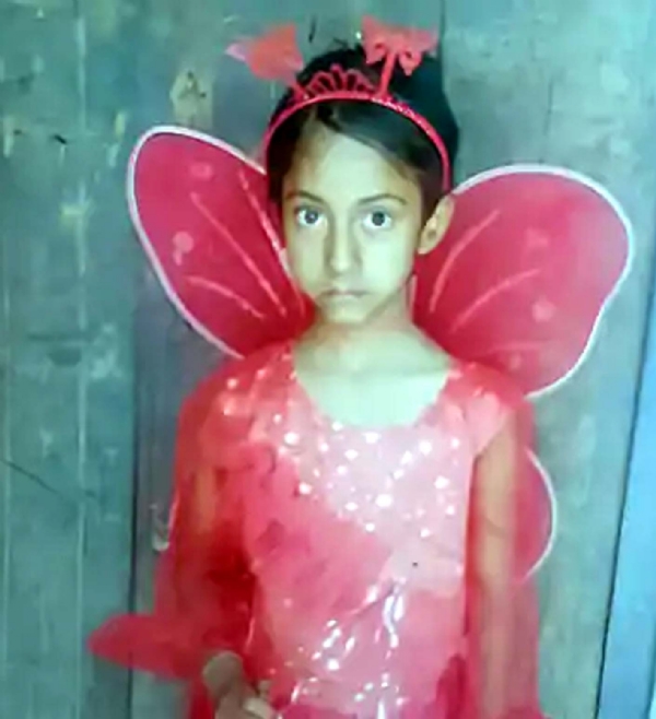 कोबरा के काटने से मरी सात वर्षीय बच्ची अर्पिता।