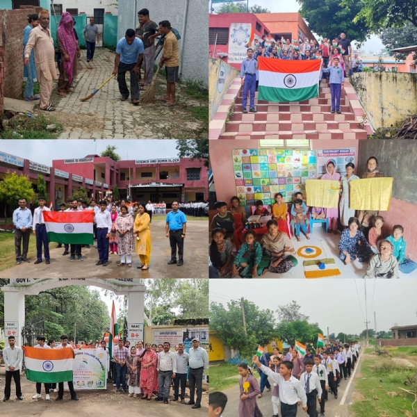 Patriotism swelled in Kathua district under the Har Ghar Tiranga campaign