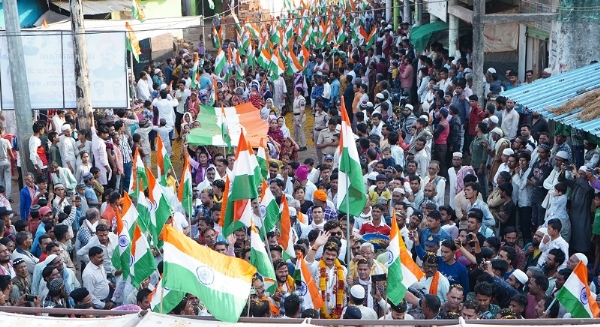 राहतगढ़ में निकली भव्य तिरंगा यात्रा