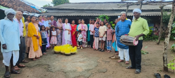 Seoni: Villagers gave the message of patriotism with Bhujriya (Kajaliya)