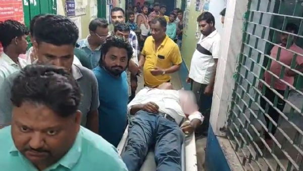 घटना के बाद अस्पताल की तस्वीर