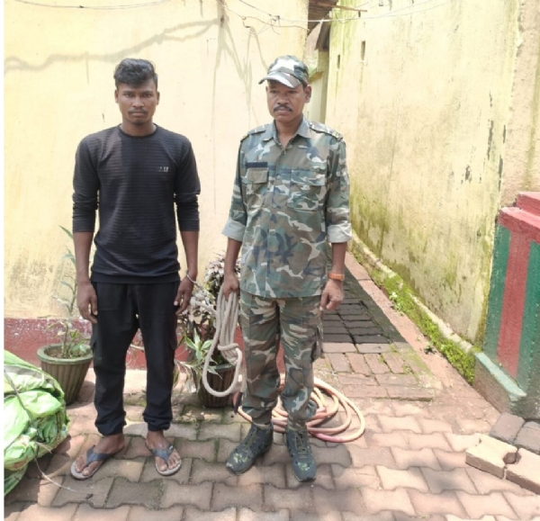 पुलिस द्वारा गिरफ्तार आरोपी सरजोम बोदरा