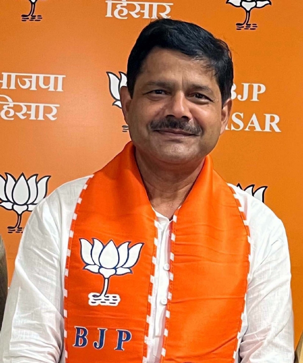 हांसी भाजपा जिला अध्यक्ष अशोक सैनी।
