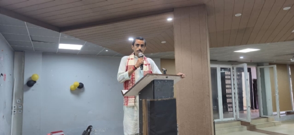 आयुर्वेद कॉलेज में संस्कृत सप्ताह समारोह के अंतर्गत व्याख्यान का आयोजन*