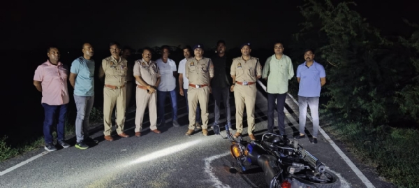 प्रयागराज में हुई मुठभेड़ का छाया चित्र