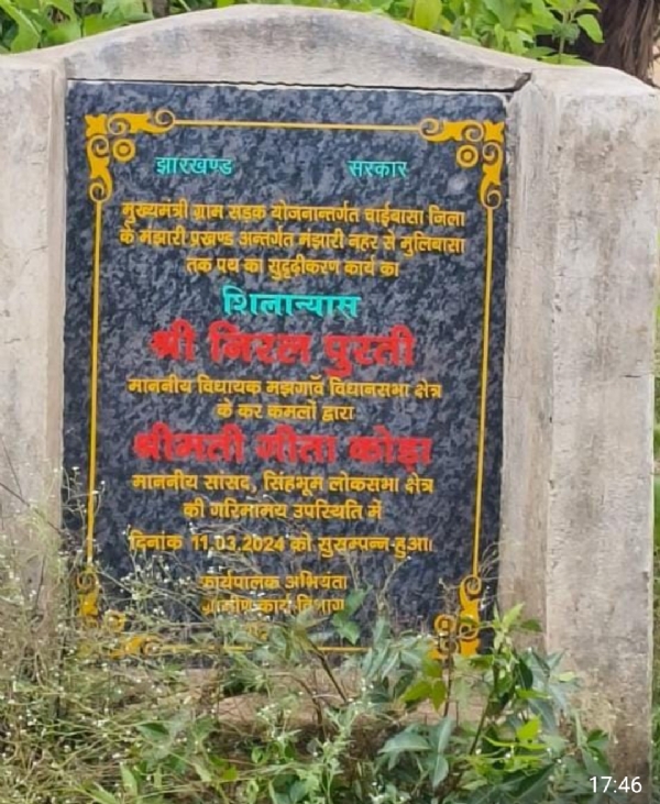 अधूरा सड़क परियोजना