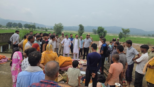 Jasrotia expresses grief over devastating cloudburst in Kathua, announces relief funds from CDF