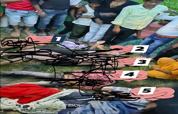 पानी में डूबे बच्चों की लाश की फोटो