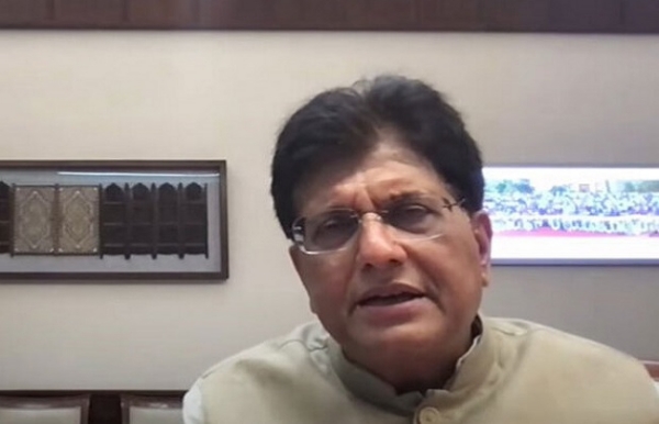 वैश्विक आर्थिक सम्मेलन को वर्चुअली संबोधित करते पीयूष गोयल