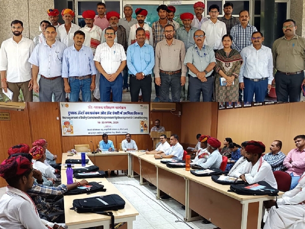 एनआरसीसी में दुधारू ऊँटनियों के प्रबंधन एवं उद्यमिता विकास पर पांच दिवसीय प्रशिक्षण शुरू