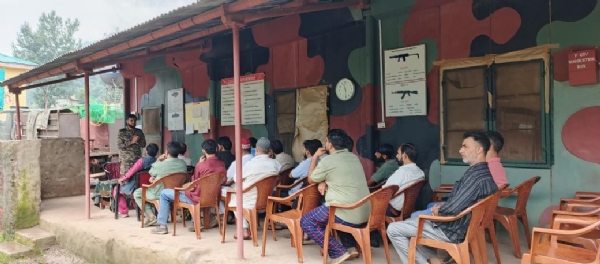 पुंछ के लस्साना में भारतीय सेना ने किया आवाम मीट का आयोजन