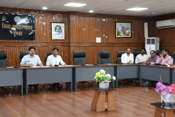 बैठक करते डीसी