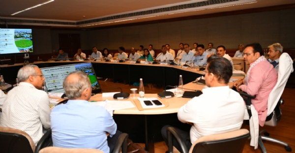 खेलो इंडिया यूनिवर्सिटी गेम्स - 2025 बैठक लेते हुए सीएम शर्मा।