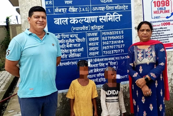 बच्चे जिनका रेस्क्यू किया गया