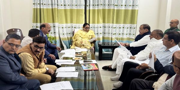 विधानसभा अध्यक्ष ऋतू खंडूडी भूषण की  मौजूदगी में  कार्यमंत्रणा की बैठक।