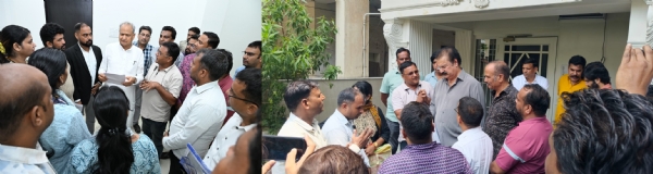 पूर्व मुख्यमंत्री गहलोत और पूर्व मंत्री खाचरियावास से मिले आरटीई में बच्चों के दाखिला नहीं होने से पीड़ित अभिभावक