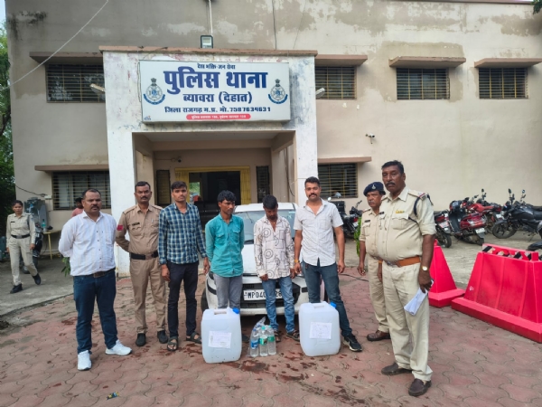 कब्जे से 80 लीटर अवैध शराब जब्त