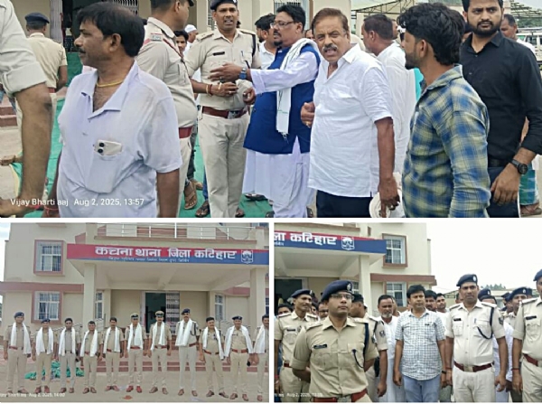 एसपी व ग्रामीण