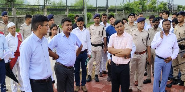 हीरो एशिया कप के सफल आयोजन हेतु डीएम व एसपी ने किया स्थलीय निरीक्षण
