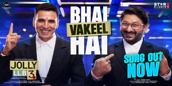 'जॉली एलएलबी 3' का पहला मस्ती भरा गाना 'भाई वकील है' रिलीज