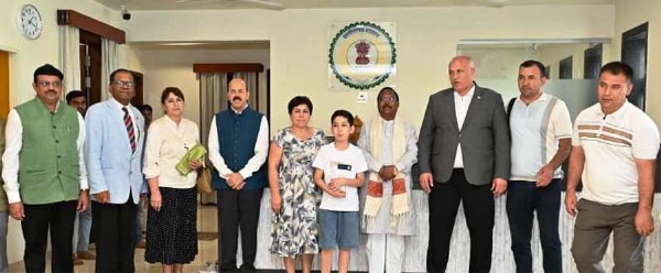 मंत्री नेताम ने उज्बेकिस्तान के कृषि वैज्ञानिकों का आत्मीय स्वागत करते हुए