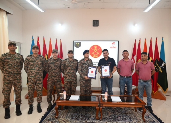 Image related to the Dao Division & Bharti Airtel sign MoU to boost connectivity in forward areas of Arunachal Pradesh.
